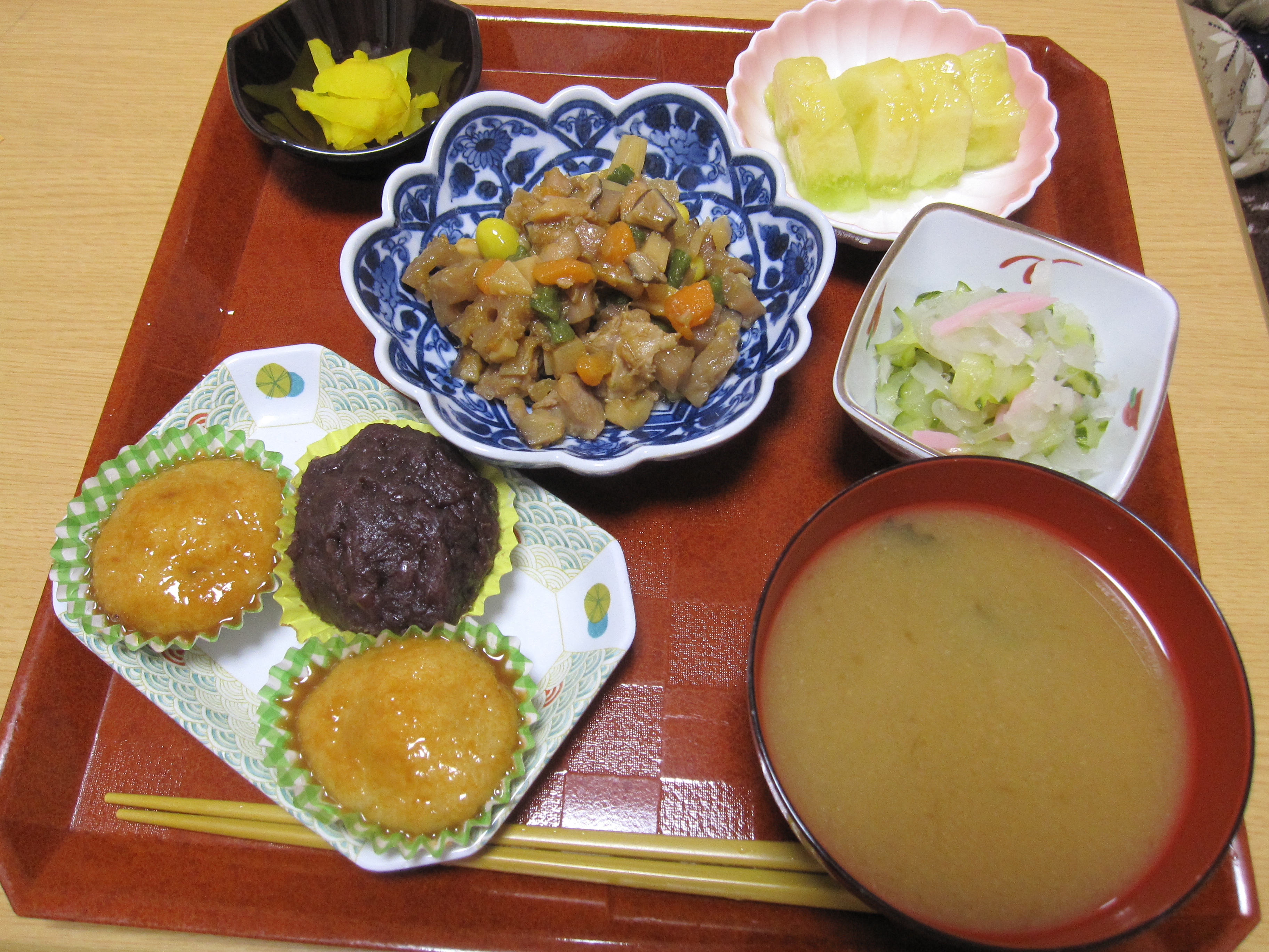 ９月２２日の昼食 情和園