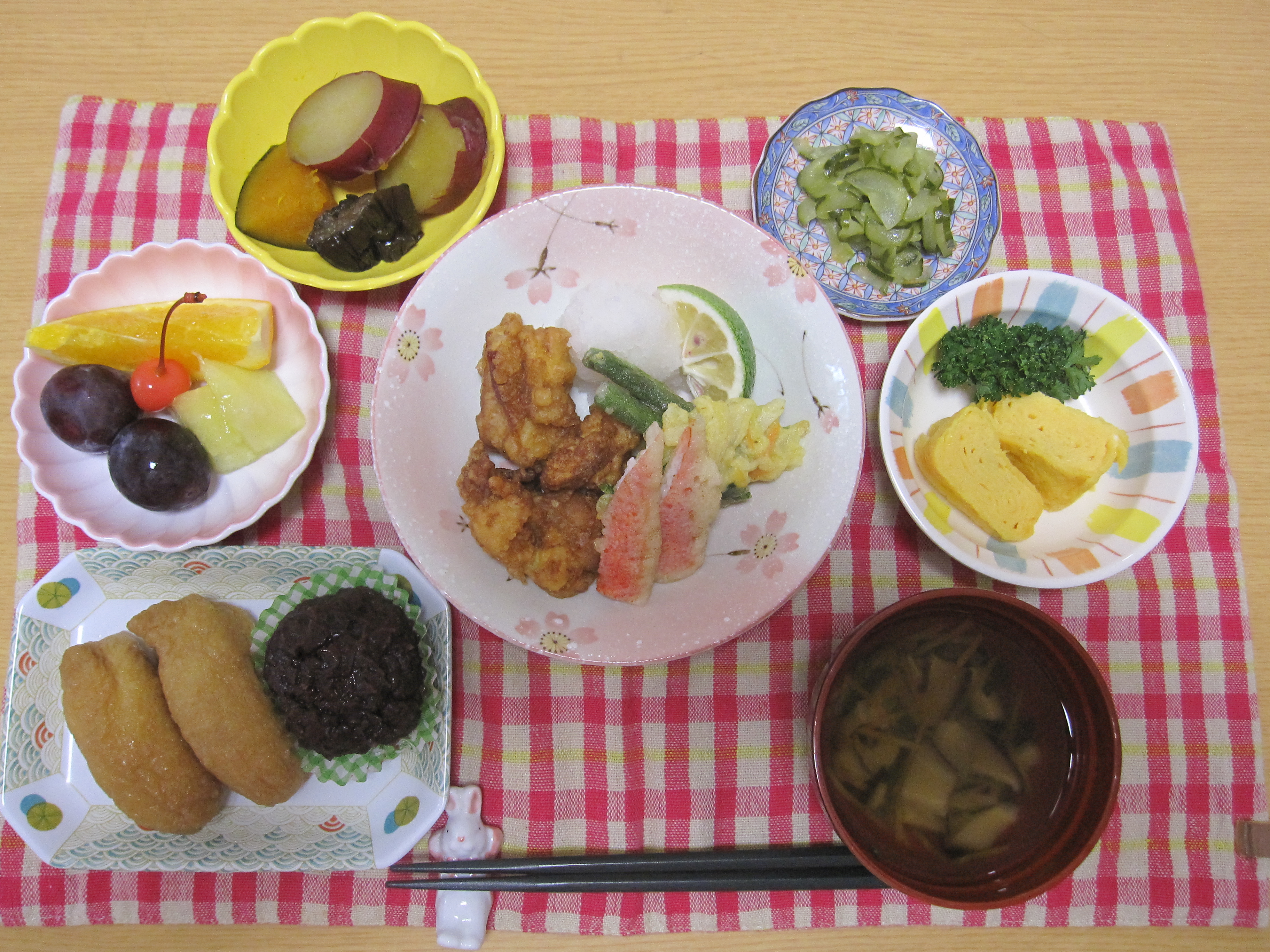 9月13日昼食 情和園